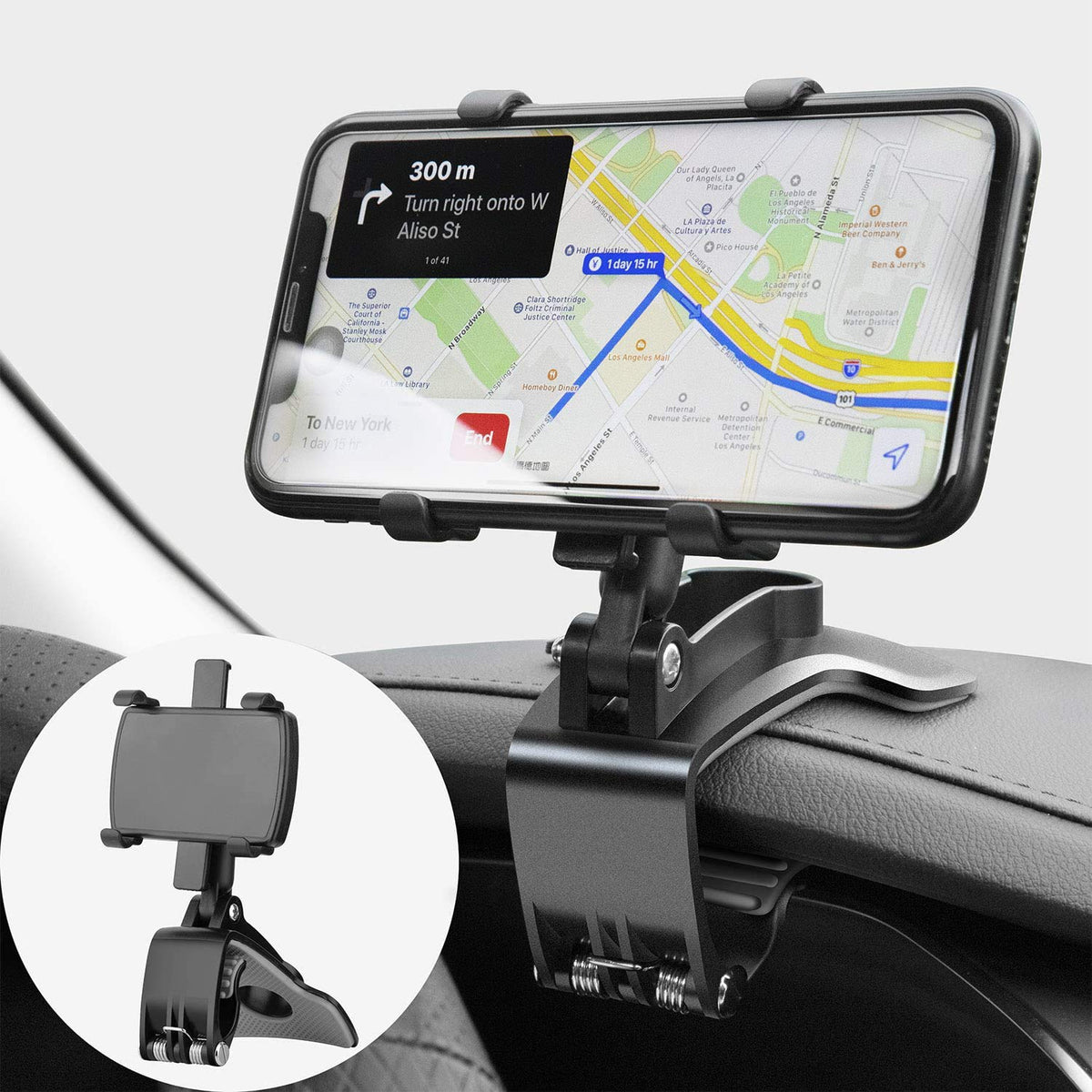 Support Téléphone Magnétique 360° – Fixation Voiture Universelle